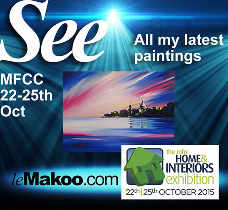 My largest ever public exhibition. 22-25th Oct.&nbsp;MFCC.