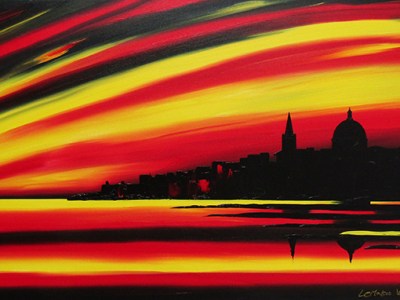 Valletta and flowers