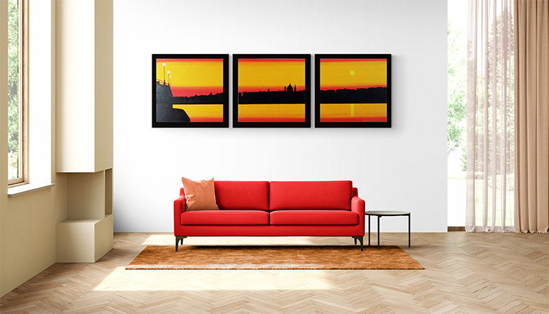 A Massive Valletta&nbsp;Triptych